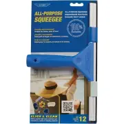 (2)- Ettore All Purpose 12 In. Rubber Squeegee