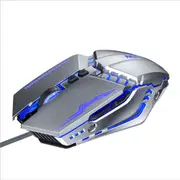 Wired Gaming Mouse 7 Button 3200 DPI USB Mute Computer Mouse Gamer Ergonomic Silent Mouse With Colorful Backlight For PC Laptop