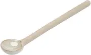 lskdnrufh Spoons 2 Pieces, Spoon, Coffee Spoon, Mixing Spoon, Small Round Ceramic Mixing Spoon, Vintage Handmade Porcelain Soup Spoon, Cup Spoon with Matte Handle Tablespoon(Large)