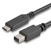 StarTech CDP2MDPMM6B video cable adapter 1,8 m USB Type-C Mini DisplayPort Black