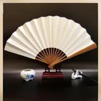 在飛比找ETMall東森購物網優惠-Blank Paper Fan Custom Blank F