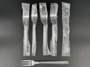 Set of (5) Cambridge CBS104 Stainless 8.25” Dinner Place Forks NEW Korea