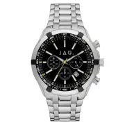 JAG Boss Chronograph Black and Silver Men's Watch J2396A