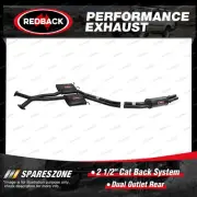Redback 2 1/2" Cat Back System Dual Outlet Rear for Holden Commodore VT VU VY VZ