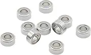 KBCTFWP 10Pcs 4x7x2.5mm SMR74ZZ ABEC-9 Stainless Steel Bearing Fishing Reel Handles Bearing