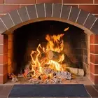 Fireproof Fireplace Hearth Rug Non Slip Protection Mat Flame Resistant Pad ❁