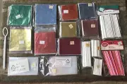 Huge Lot of Candy Making Supplies - Foil Wrappers, Lollipop Sticks, Bags, Dipper