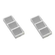 2x Madesmart Spice Drawer 3-Tier Non-slip Base Kitchen Organiser/Storage White