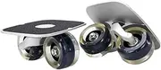 F Fityle Portable Roller Road Skates Plate with Anti-Slip Board Split Skateboard with Wheels, Gift Toy for Adults Kids