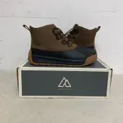 Alpine Men's Gavin Duck Boots Sizes 8.5-14 Brown & Black leather AD22MCW004-GRY