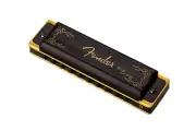 Fender Blues Deville 10 Hole Major Diatonic Harmonica, Key of Bb with Case