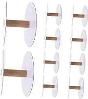 12Pcs Durable Bobbins for Thread Storage Convenient Spool Rack for Sewing and Weaving Tangle Design for Overlocker Sewing Tools