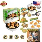 Compact Dinosaur Waffle Maker – 5 Fun & Easy Breakfast Shapes for Themed Parties
