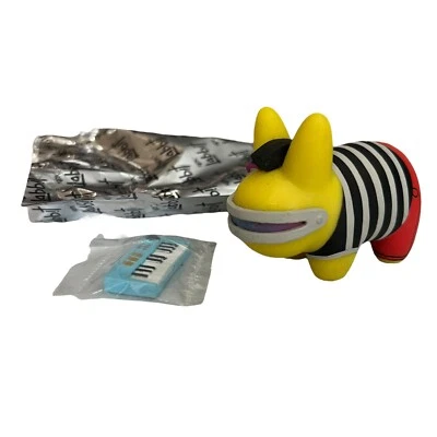 Kidrobot Labbit Band Camp 3000 Mini Series Figure Black Labbith Gamma Stripes