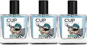 50ML Blue Glass Bottle Men's 2 In 1 Cologne Luxurious Scent For The Modern Gentleman Portable Perfumes Eau De Cologne Men's Perfume 3pcs
