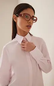 [Loewe] Anagram Round-Frame Acetate Glasses