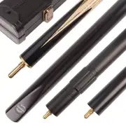 Mark Richard 57" Handmade 3/4 Piece Ebony Snooker cue Kit