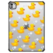 iPad Pro 11-inch (M4) iPad Impact Case Rubber Ducks Transparent iPad Case