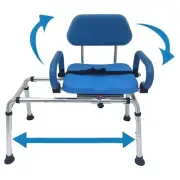 Sliding Rotating Shower/Bath Chair by Mobi Bench (2024 Upgraded Version) –