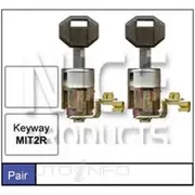 Nice Door Lock Barrel - Pair, NDL44A