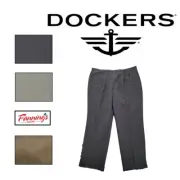 Dockers Men's Relaxed Fit Twill Pleated Front Dress Pants | I51
