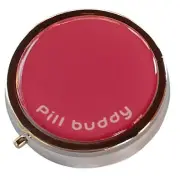 Pink Small Daily Medication Pill Box Case Organizer for Pocket Purse Travel Gift