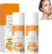 Turmeric Vitamin C Toner, Turmeric Toner for Face Anti-Aging Moisturizing, Toner for Dark Spots Turmeric Dark Spot Corrector Toner, Face Moisturizer for Women, Dark Spot Remover (2pcs)