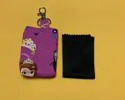 1Pc Microfiber Cleaning Cloth For Eyeglasses Camera w/ pouch-Sofia the first