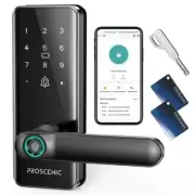 Proscenic Smart Lock L40 Keyless Entry Door Lock with Handle Fingerprint