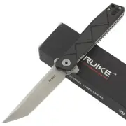 Ruike P127 Carbon Fiber Handle Linerlock Pocket Knife Tanto Blade