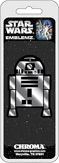 41517 Chrome Injected Star Wars R2D2 Molded Emblem Decal