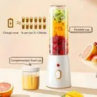 Portable Smoothie Blender Mini Juicers USB Rechargeable Juicer Cup 6 Blades