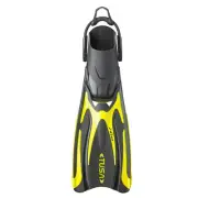 Tusa Vesna Fin with Bungee Strap, X-Small, Yellow
