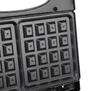 HG 800W Electric Waffle Maker Machine Non Stick Plate Space Saving Compact Small