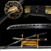 1060 Steel Sword Battle Ready Combat Katana Decorative Ornamental Aesthetic