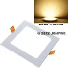 18W 8-Inch Square Warm White Recessed Lighting LED Ceiling Panel Light Downlight