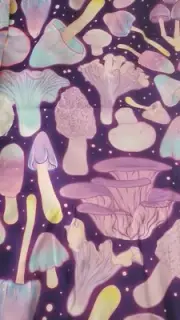 Psychedelic Trippy Mushroom Table Cloth Centerpiece Or Tree Skirt