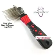 PET Grooming DEMATTING COMB DOG CAT Mat Breaker Matbreaker Razor RAKE 9 Blade