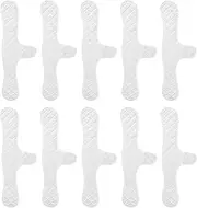Whnbuij Cotton Bra Liners - Under Breast Sweat Absorber Pads | 10X Odor Control Reusable Moisture-Wicking Inserts Guards For Underarms Tummy Postpartum Plus-Size