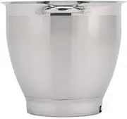 Kenwood Chef XL Elite Stainless Steel Bowl KAT621SS, Mixing Bowl Attachment for Stand Mixer, 6.7L Capacity, Silver