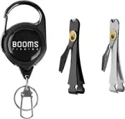 Fishing Knot Tying Tool Fishing Clippers with Retractor Black+Silver Fly Fishing