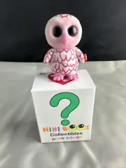 TY Beanie Boos Mini Boo PINKY the Pink Owl Series 1 Collectible Figure Bin38