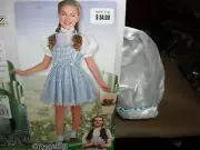 New Wizard of Oz “Dorothy” Costume Youth Size Small or Medium Halloween Rubies