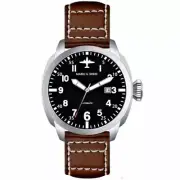 Marc & Sons Elegance Professional Automatic German Pilot Watch MSF-005L1 Men 46