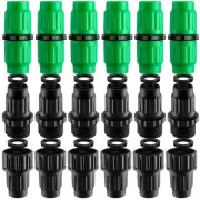 12-Piece JaGely Expandable Garden Hose Repair Kit with Plastic Adapters