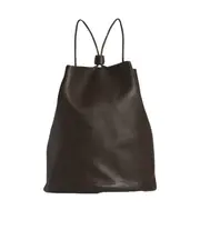 The Row Joe Drawstring Backpack One size chestnut brown