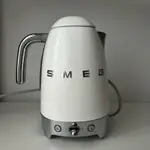 [原價10900 含盒] SMEG  KETTLE 溫控 熱水壺 義大利 控溫式 大容量 1.7L 電熱水壺 白色