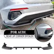 Carbon Style Rear Bumper Diffuser Lip Trim For 2021-2024 Audi A3 8Y Sline (for: Audi)