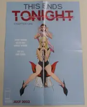 This Ends Tonight / Purr Evil 18" x 24" Two-Sided Promo Poster - Jae Lee art