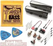 EMG Robert Trujillo RT Rip Tide Set Black Chrome Jazz J Pickups (HYBRID SLINKY)